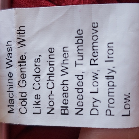 Shein. Red, Short Sleeves, Cropped Baby Doll Top. EUC Size 3X - Picture 10 of 10